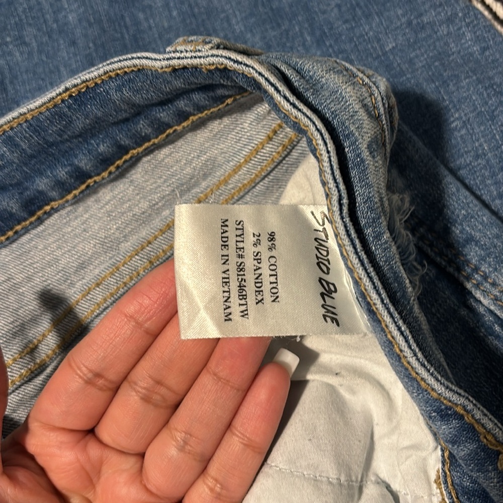 Studio Blue Straight Leg Jeans | Sz 32 - Picture 3 of 9